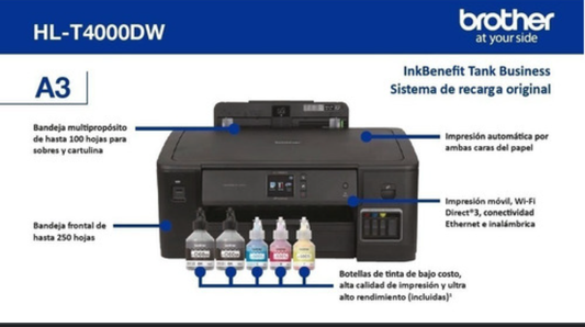 Impresora A3 Brother HL-T4000