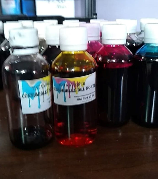 Tinta generica set 120ml. Y;C;M;BK